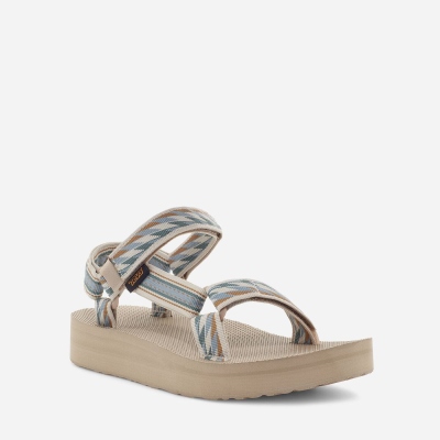 Teva Midform Universal - Women's Teva Sandals - Beige | India (JPAI47251)